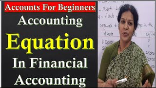 3 Accounting Equation In Financial Accounting [upl. by Riocard16]