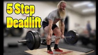 How To Deadlift Starting Strength 5 Step Deadlift [upl. by Ennaylloh]