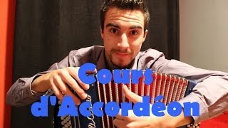 comment jouer de laccordéonhow to play accordion Leçon n°1 by herem [upl. by Ainesy]