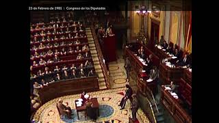 23 de febrero de 1981  Golpe de Estado en el Congreso de los Diputados de España [upl. by Eive]