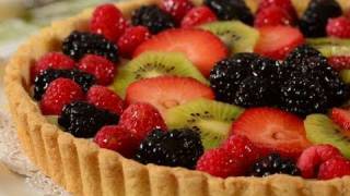 Fruit Tart Recipe Demonstration  Joyofbakingcom [upl. by Alliscirp780]