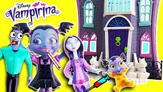 Vampirina Gets Sick in the Scare BampB w Oxana Boris amp Gregoria amp Doc McStuffins cures w Slime [upl. by Primaveras]