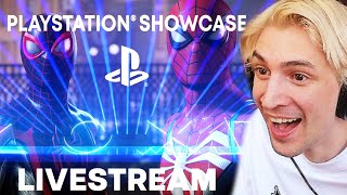 PlayStation Showcase 2023  xQc Reacts [upl. by Ellehc]