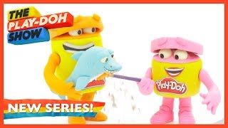 Play Doh Videos  Back to School Beach Day amp More Mini Episodes 🎒 Stop Motion  The PlayDoh Show [upl. by Polad]