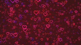 4K Colorful Hearts ZOOM VJ Motion Background  Free VJ Loops  free motion background loops [upl. by Enilemme]