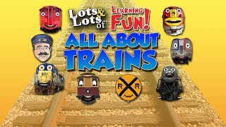 All About Trains  See how they work  Animated Full Show for kids  Lots amp Lots of Trains [upl. by Alie]