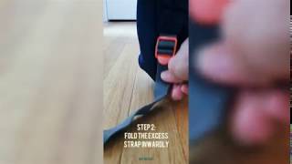 How to Secure Long Backpack Straps [upl. by Akiehsat]