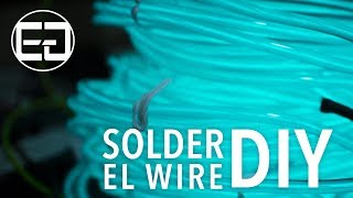 How to Solder EL Wire  Ellumiglowcom [upl. by Faso925]