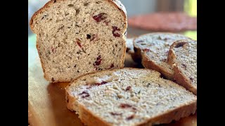 Cranberry Wild Rice Bread Recipe [upl. by Wirth17]