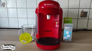 How to descale Bosch Tassimo coffee machine [upl. by Eillor]