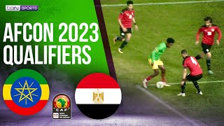 Ethiopia vs Egypt  AFCON 2023 QUALIFIERS HIGHLIGHTS  06092022  beIN SPORTS USA [upl. by Kannav]