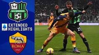 Sassuolo vs Roma Extended Highlights  Serie A  CBS Sports Golazo [upl. by Ahsenad990]