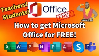 Install Microsoft Office for FREE Download full 2024 suite for Students  Teachers [upl. by Adnohsirk124]