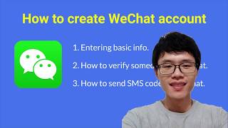 How to create WeChat account  WeChat registration step by step [upl. by Blessington]