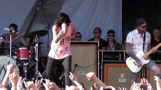 Sleeping With Sirens  If Im James Dean Youre Audrey Hepburn  Live at Warped Tour Chicago 2013 [upl. by Annorah]