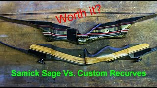 Samick Sage Compared to Custom Recurves [upl. by Jerol]