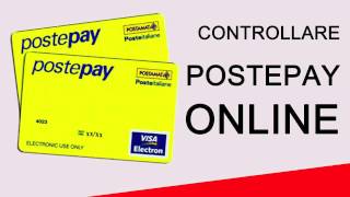 Vedere Saldo Postepay Online come controllare pagamenti Postepay [upl. by Nawotna]