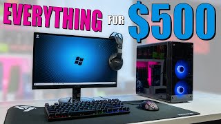 500 FULL PC Gaming Setup and How To Upgrade It Over Time [upl. by Nairehs329]