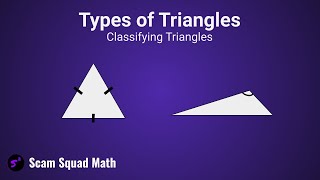 How to Name Triangles  Classify Triangles by Sides and Angles [upl. by Ajup]