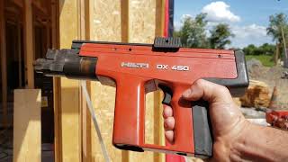 hilti dx450 powder actuated nail gun [upl. by Arinay]