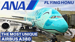 ANA Brand New AIRBUS A380 Economy  Honolulu  Tokyo  Flight Review [upl. by Orland224]