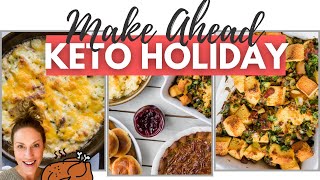 MAKE AHEAD KETO THANKSGIVING RECIPES  Whats For Keto Dinner [upl. by Narut]