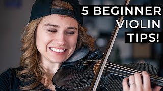 5 Things Every Beginner Violinist NEEDS to Know [upl. by Valentina]