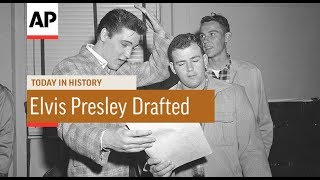 Elvis Presley Drafted  1957  Today In History  20 Dec 17 [upl. by Yekcin970]