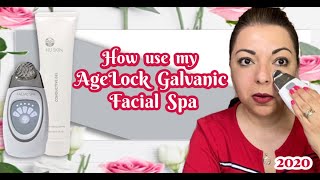 HOW TO USE MY NU SKIN GALVANIC FACIAL SPA [upl. by Martinsen]