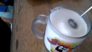 Aerolatte Review Frothing Cold Milk In Under 1 Minute [upl. by Tutto744]