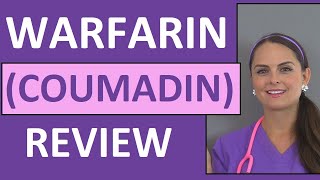 Warfarin Coumadin Anticoagulant Nursing NCLEX Review Pharmacology [upl. by Anid297]