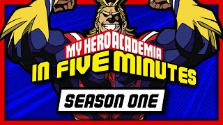 My Hero Academia in 5 MINUTES Season 1 [upl. by Stubstad]