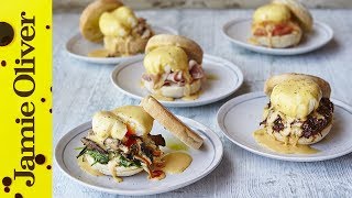 Eggs Benedict  5 Ways  Jamie Oliver [upl. by Steddman]