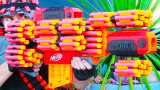 Nerf War Million Subscribers Battle [upl. by Cowden]