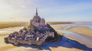 Exploring Incredible ISLAND MONASTERY Mont SaintMichel France [upl. by Gunas]