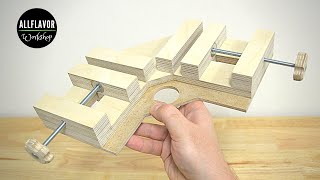 Make a Corner Clamp  DIY Right Angle Clamp [upl. by Narcho]