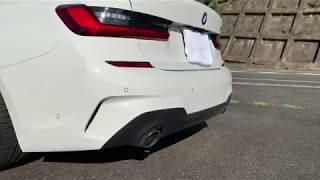 2019 BMW 320i M Sport G20 original exhaust sound [upl. by Glaser]