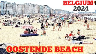 🇧🇪OOSTENDE BEACH BELGIUM 2024 [upl. by Relyat]