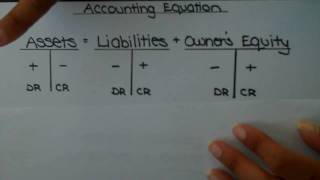 Accounting Equation with TAccounts [upl. by Assylem]