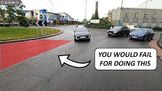 Staying in the Correct Lane on Roundabouts  60 SECOND DRIVING TIP [upl. by Lenra]