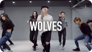 Wolves  Selena Gomez Marshmello  Jun Liu Choreography [upl. by Sabu625]