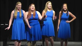 Mr Sandman  ELHS Womens Barbershop Quartet [upl. by Yesiad]