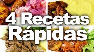 4 Recetas rápidas para hacer en casa  Sabores del Perú [upl. by Alleul960]