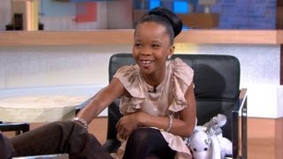 Little Beasts of the Southern Wild Star Brings Big Personality  Quvenzhane Wallis Interview [upl. by Adiana]