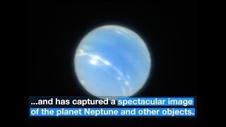 UltraSharp Neptune Image Captured by GroundBased Telescope [upl. by Sillert]