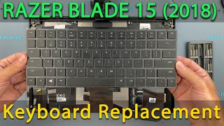 Razer Blade 15 2018 Advanced Keyboard Replacement [upl. by Harper787]